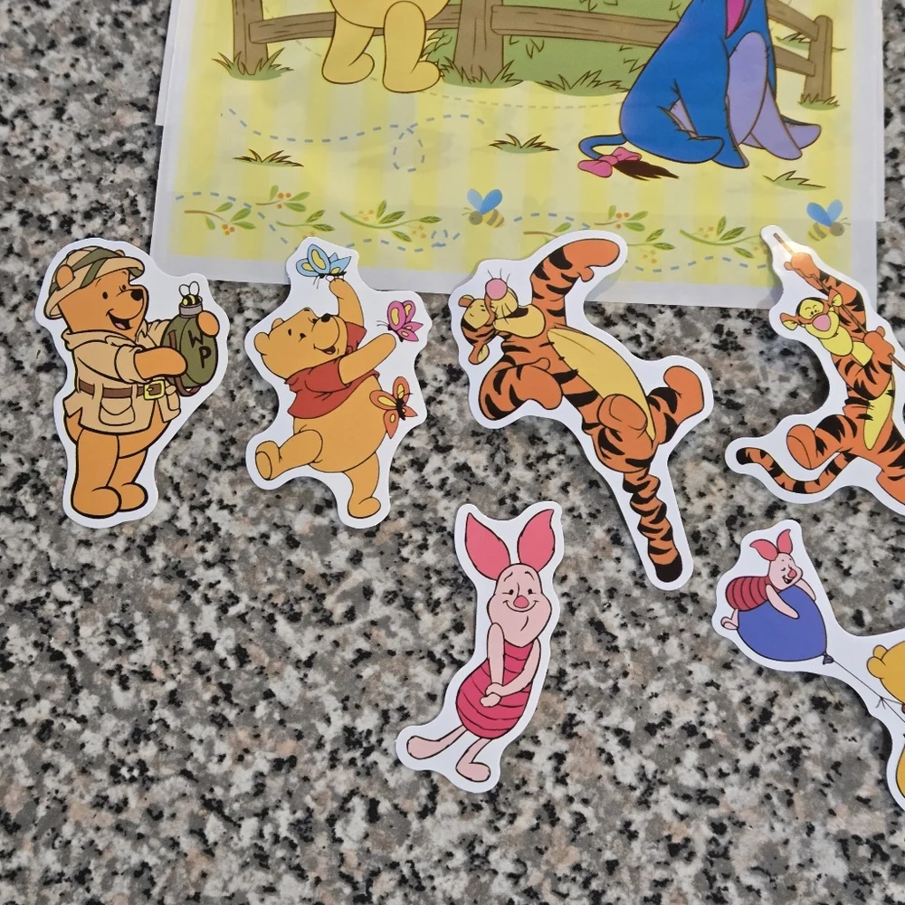 Winnie the Pooh Party Favor Bags and Stickers